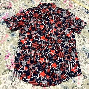 NWT Edgar + Ash cotton men’s button down small